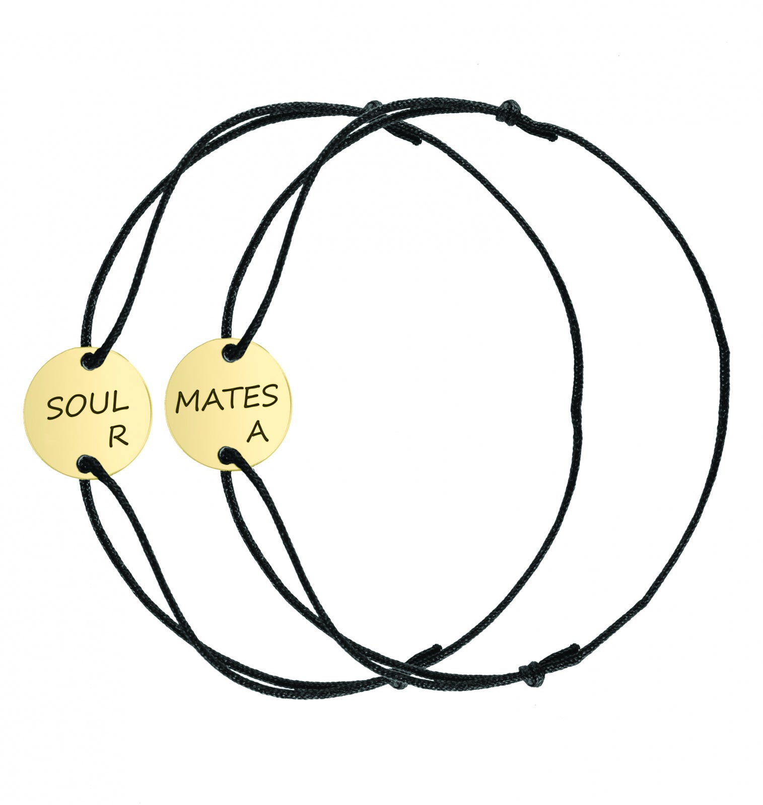 SET 2 BRATARI PERSONALIZATE PRIN GRAVURA, BANUT ARGINT 12 MM PLACAT CU AUR 18K bratari personalizate 