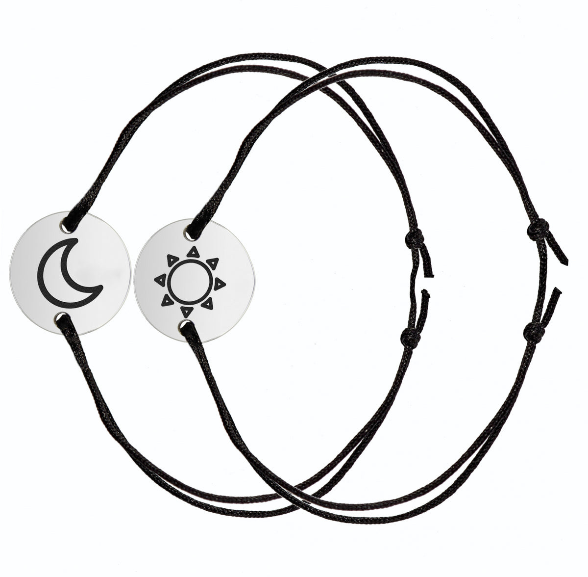 set bratari personalizate argint 925 Maison La Stephanie soare si luna bratari cuplu gravura cadouri pentru el si ea bijuterii simbolice